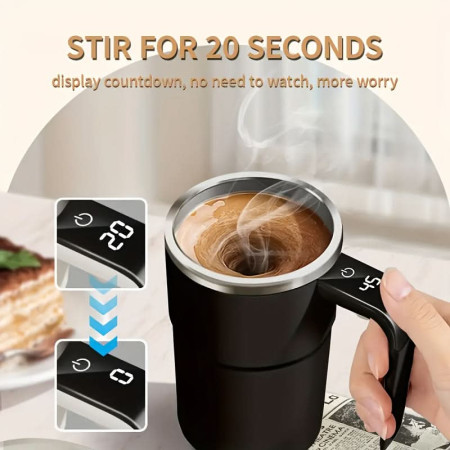 Rechargeable Led Automatic Stirring Coffee Cup