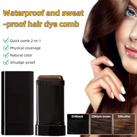 (ডার্ক ব্রাউন)Waterproof and Sweat Proof Hair Dye Colour