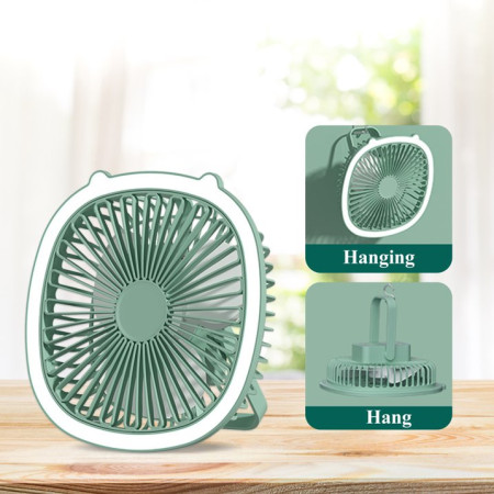 Portable Rechargeable Fan With Light