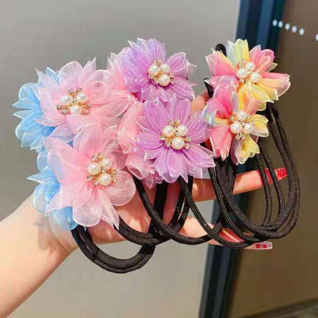 ( 1 Pcs )Premium Flower Hairband for Styling
