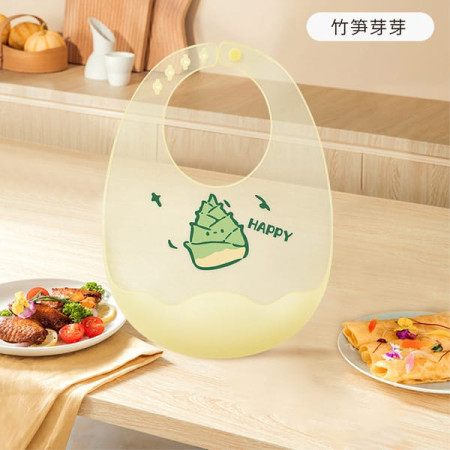 (2 Pcs) Soft & Comfortable Silicone Baby Bibs