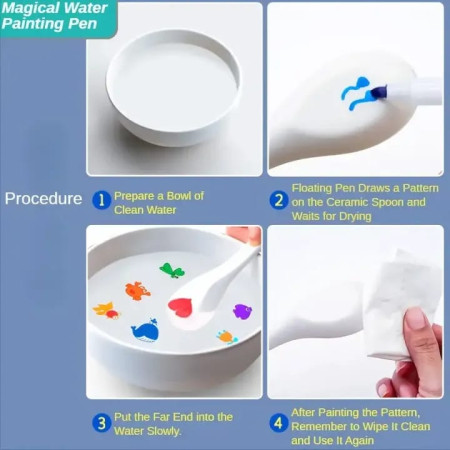 Magical Water Painting Pen (12 Colors )